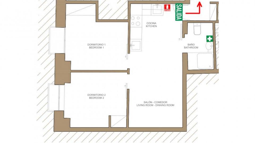 Appartamento Comfy And Centric- 2Bd 1Bth- Espoz Y Mina Madrid Esterno foto